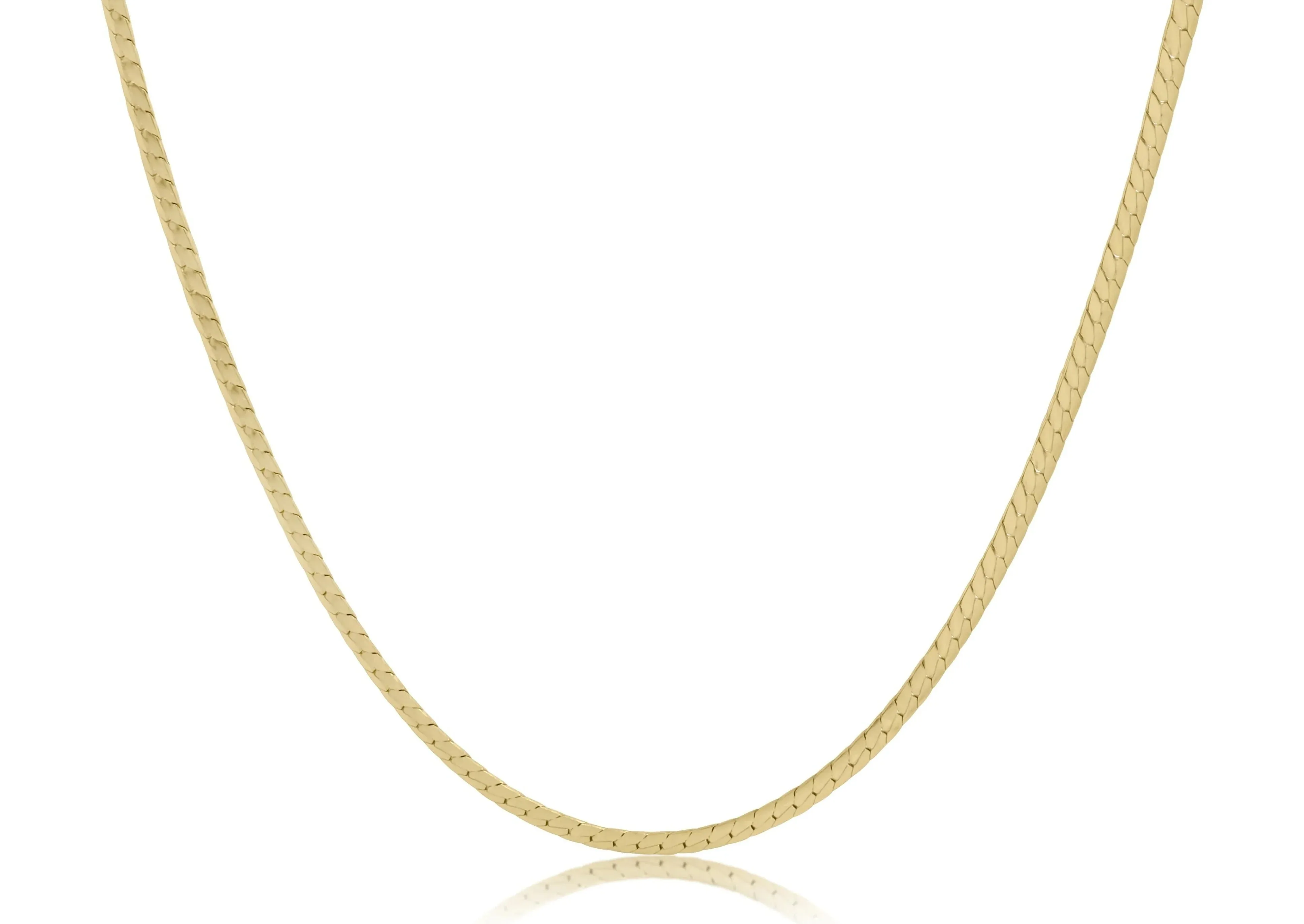 15" Choker Herringbone Chain