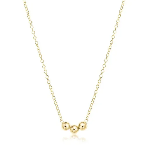 16" Necklace Gold Joy 6mm