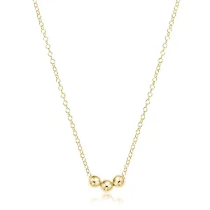 16" Necklace Gold Joy 6mm
