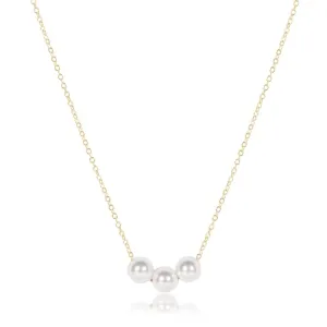 16" Necklace Gold - Joy Pearl