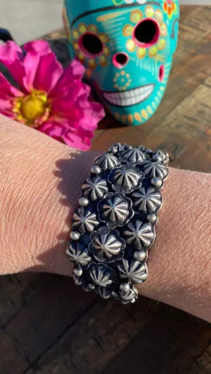 3 Row Cactus Button Cuff
