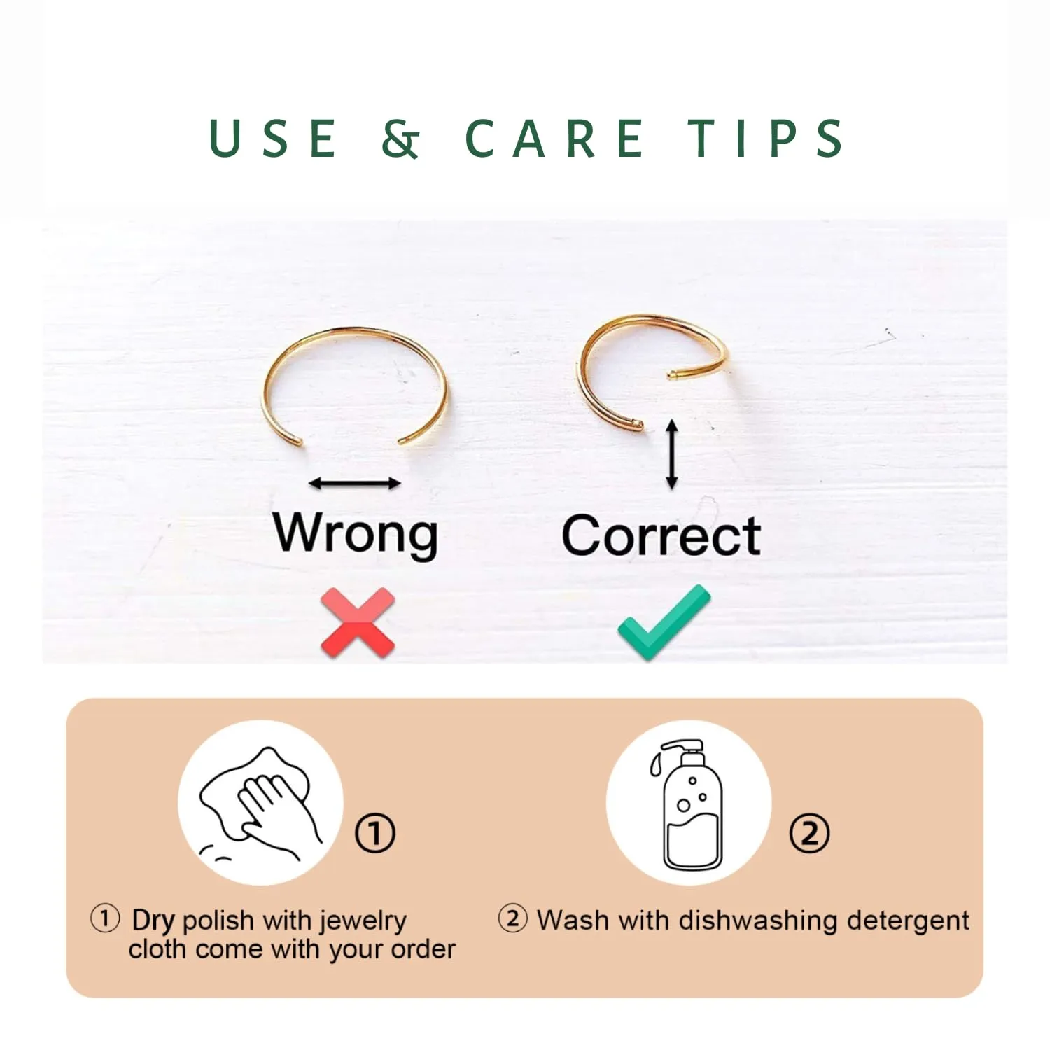 3Pcs Thin Nose Rings Hoops for Women, 14K Gold Plated Solid 925 Sterling Silver, Rose Gold, Black, 22 Gauge Nose Rings 8mm, 22G Gold Nose Ring, Small Nose Rings