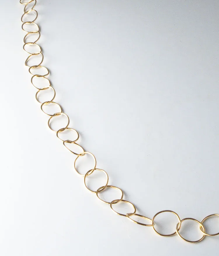 40" Fine Circles (gold fill)