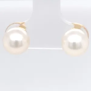 8mm Akoya Pearl Stud 14kt yellow gold