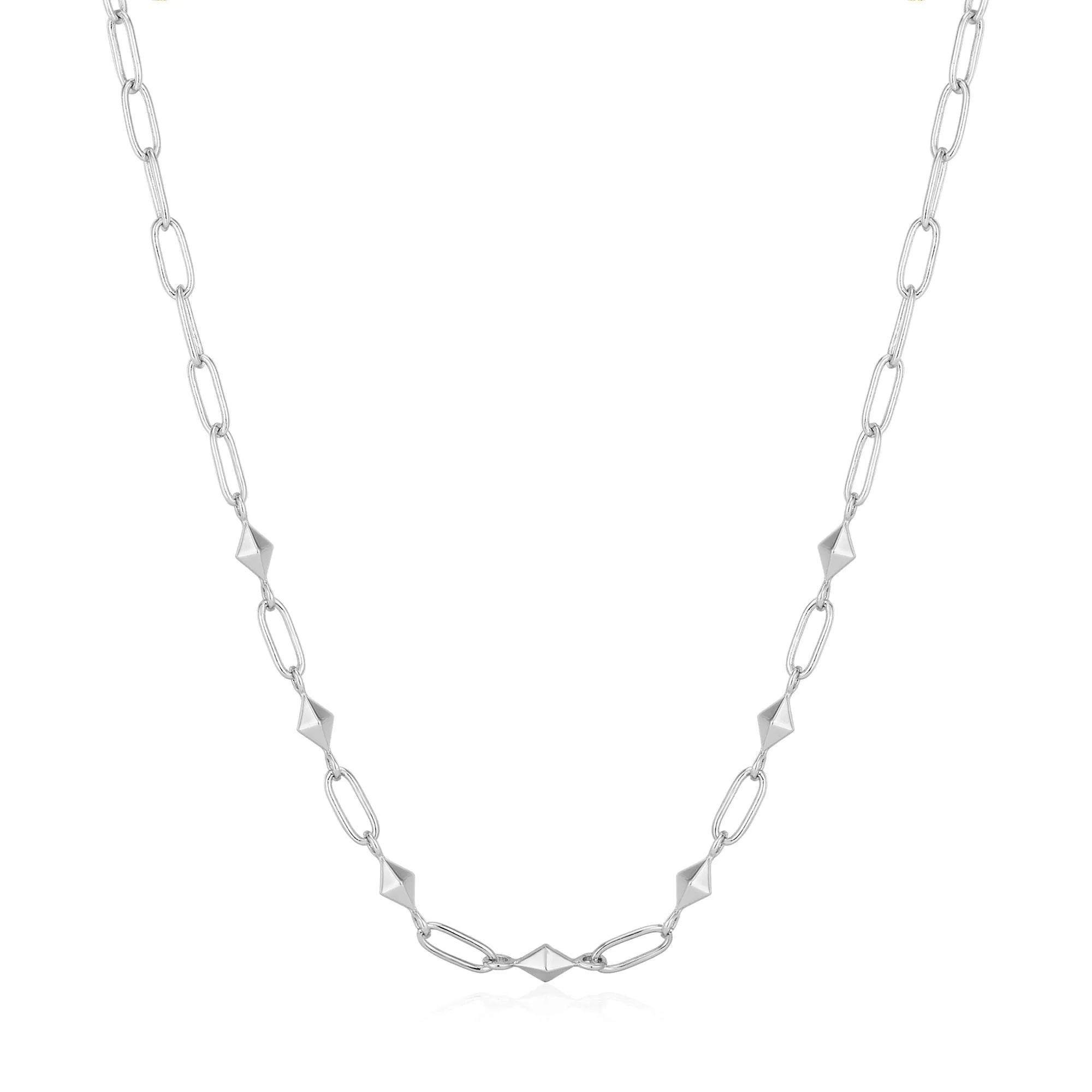 ANIA HAIE - Silver Heavy Spike Necklace
