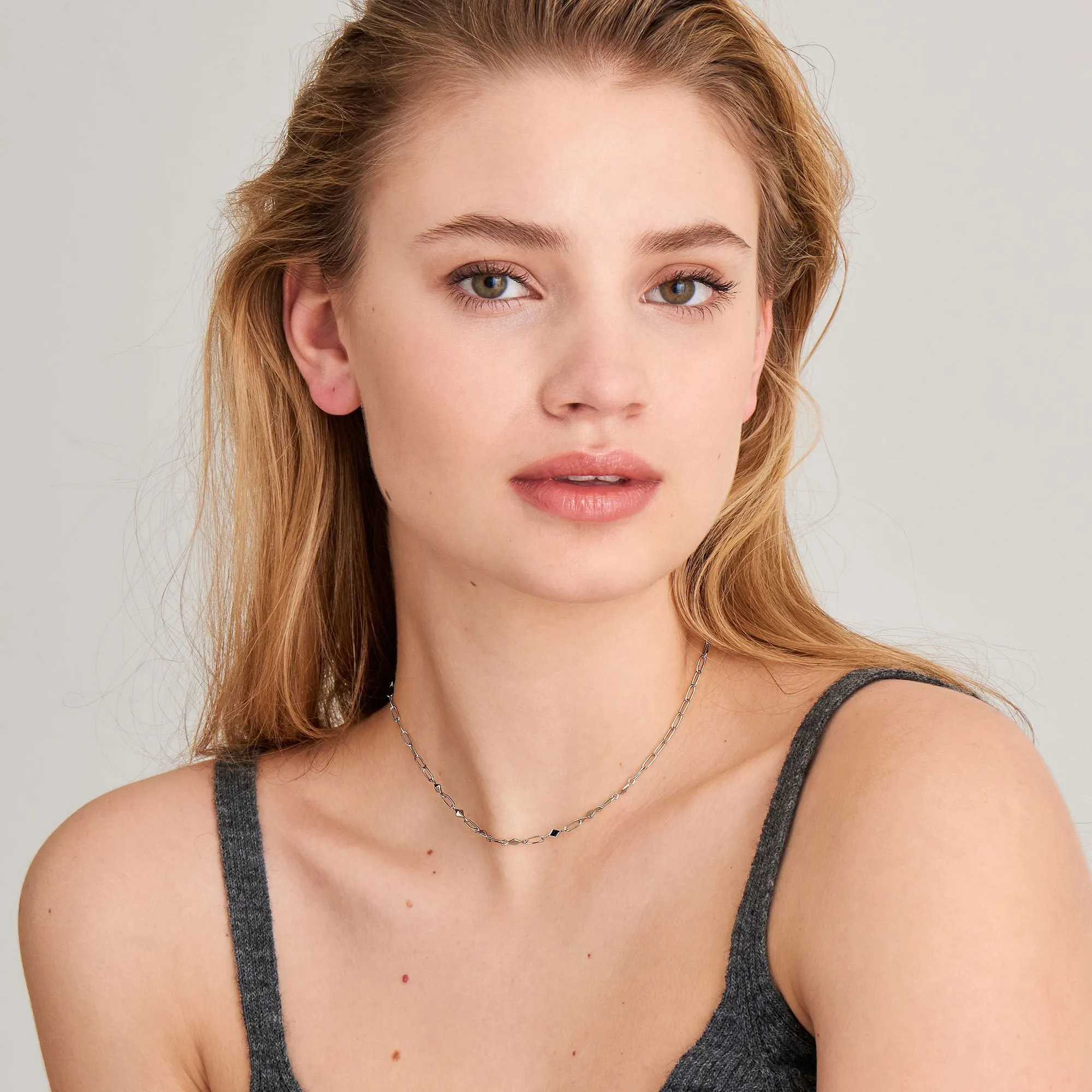 ANIA HAIE - Silver Heavy Spike Necklace