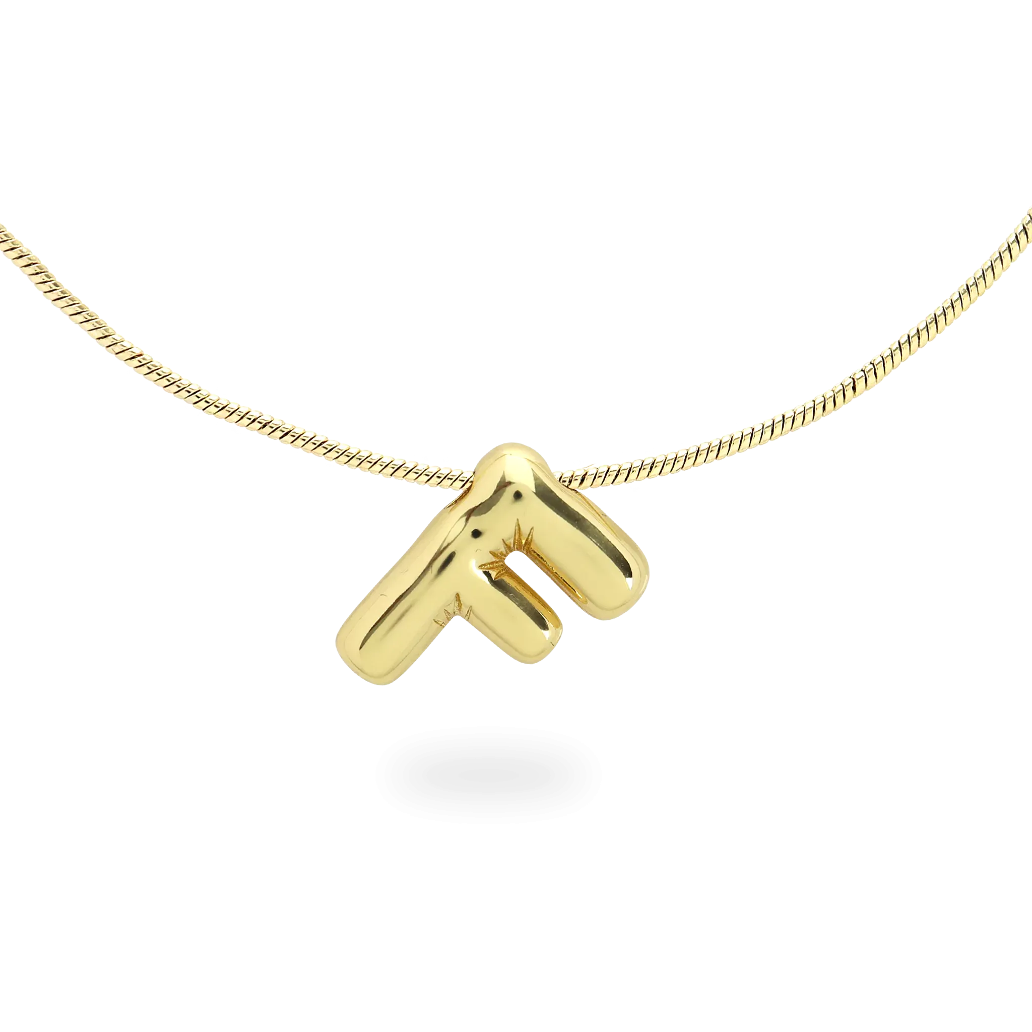 BALLOON LETTER NECKLACE