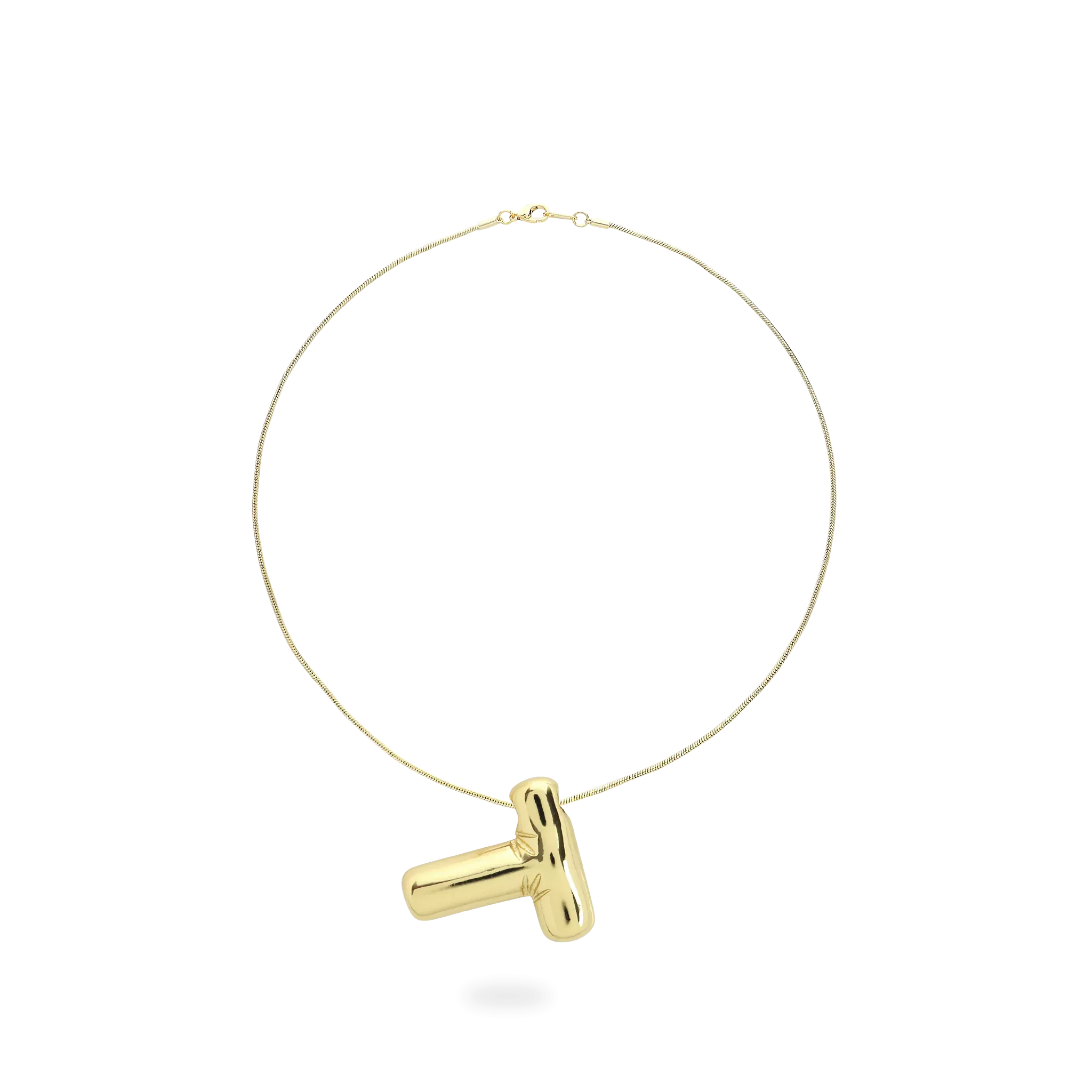 BALLOON LETTER NECKLACE