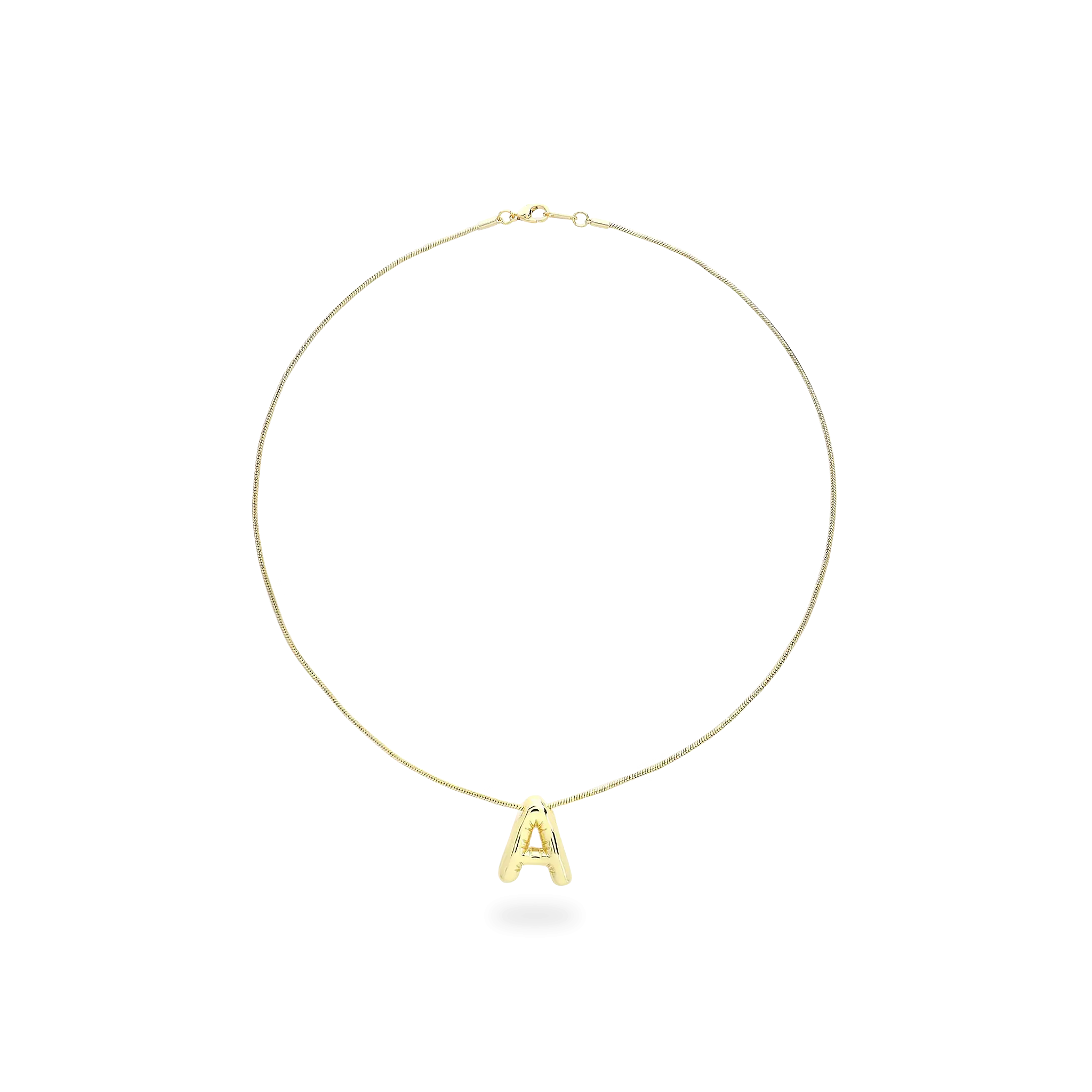 BALLOON LETTER NECKLACE