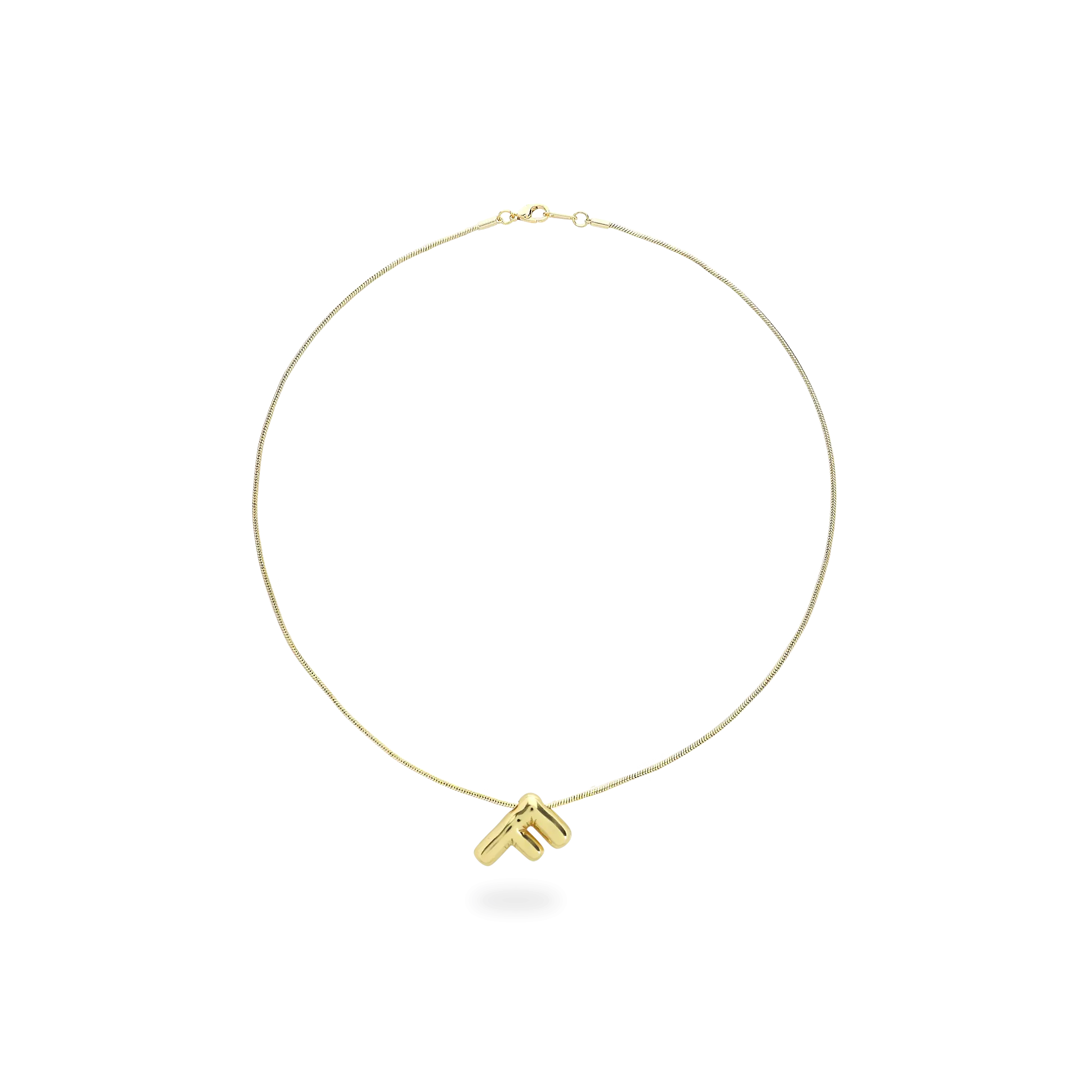 BALLOON LETTER NECKLACE