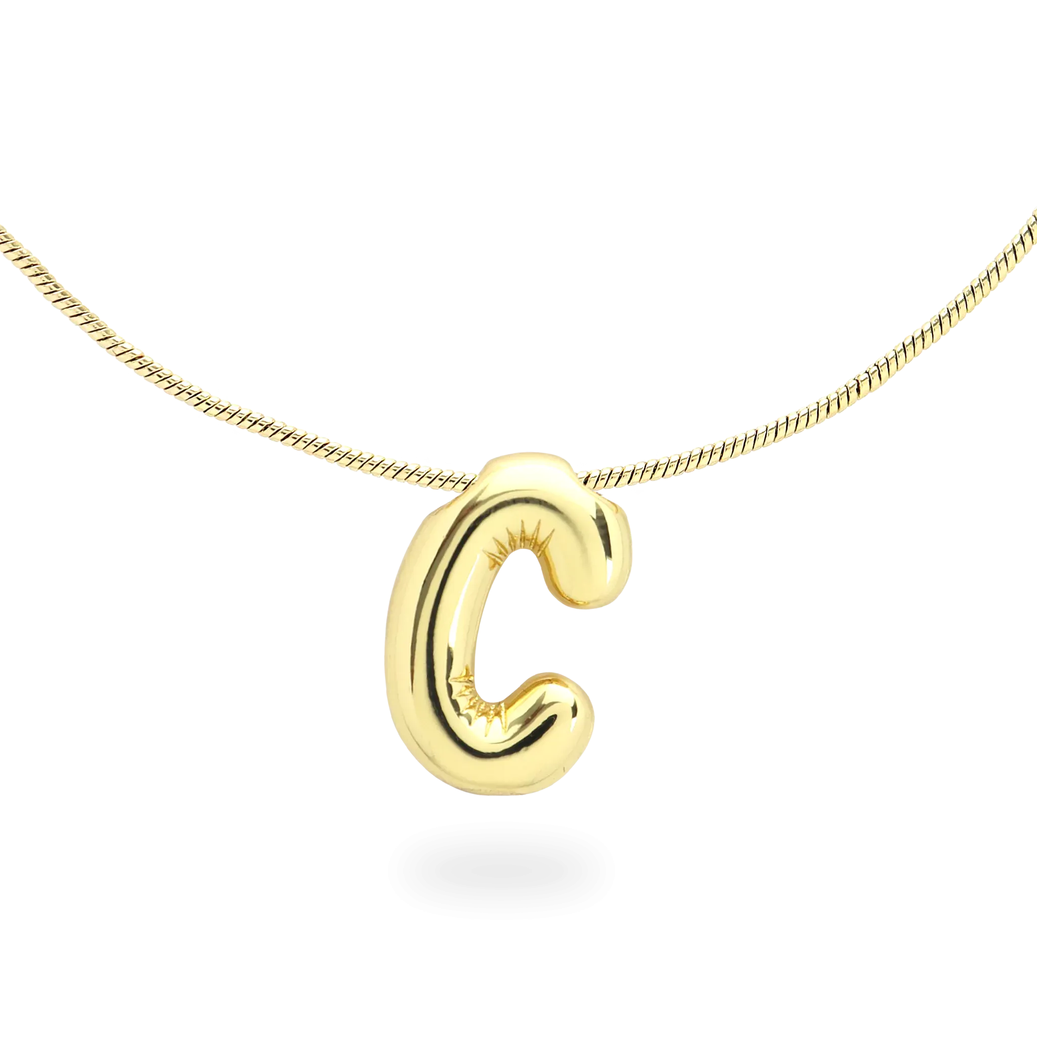 BALLOON LETTER NECKLACE