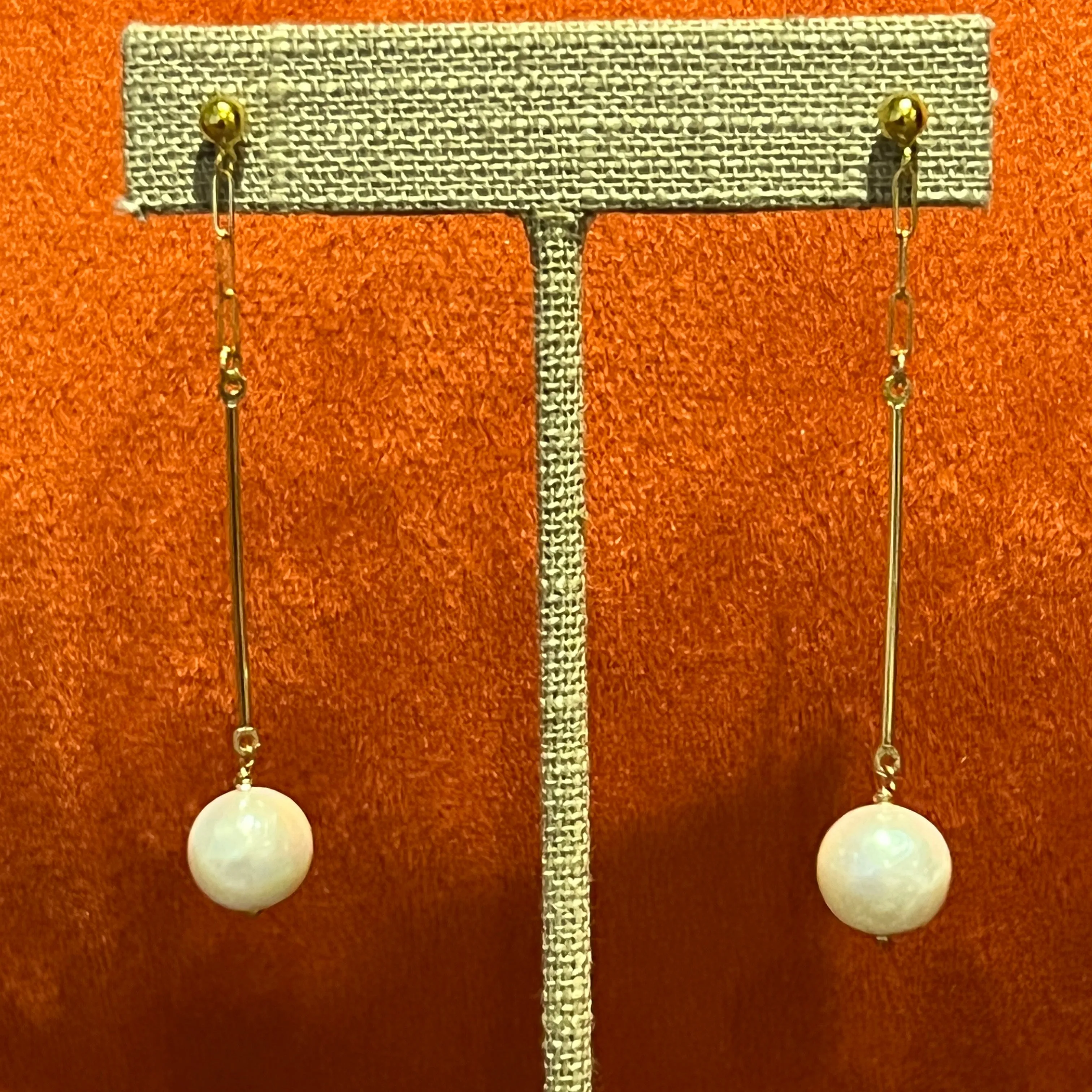Baroque Pearl Moonbeam Earrings