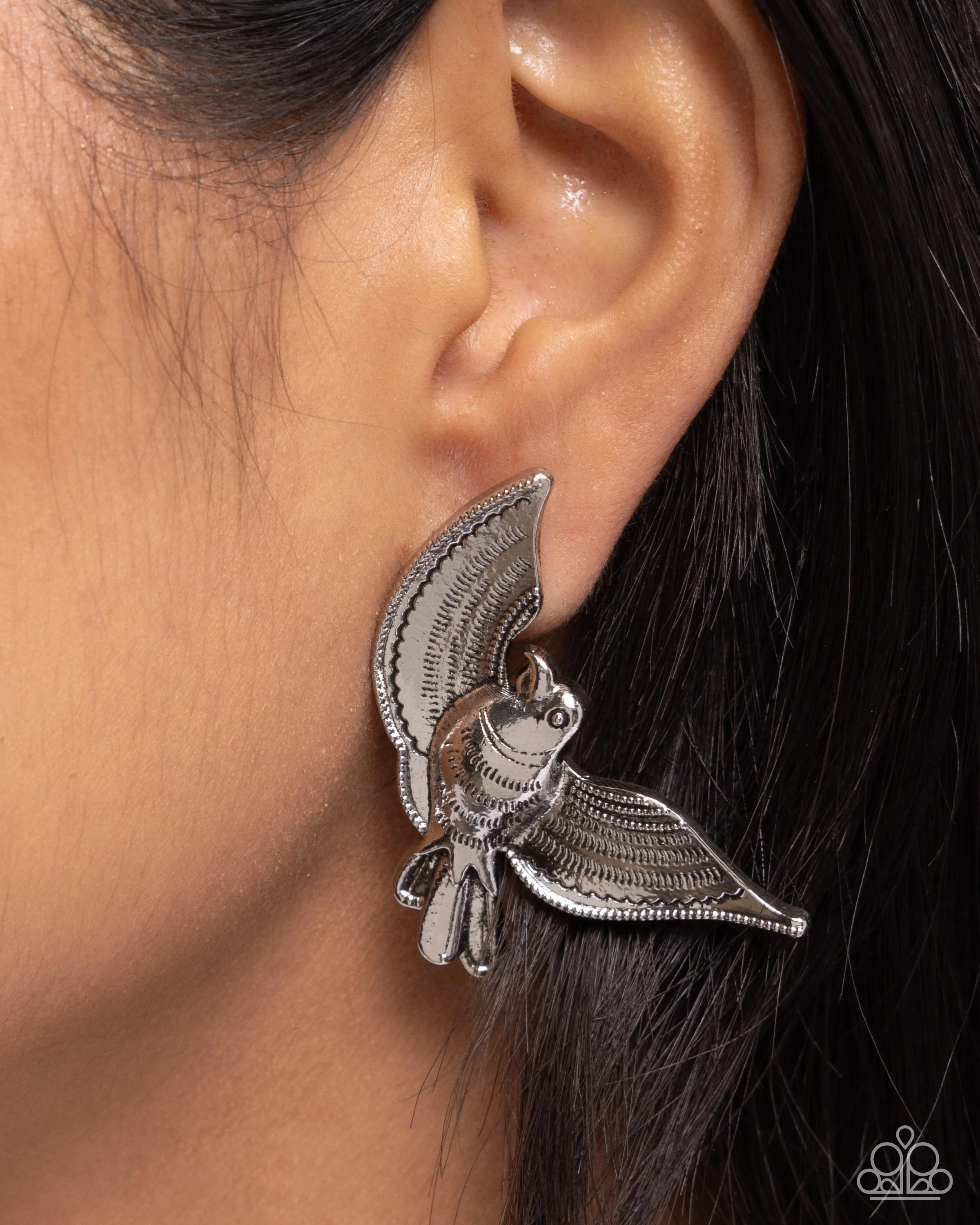 Bird of PLAY - Silver Earrings