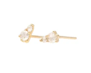 Brea Rose Cut Studs (Ready to Ship)