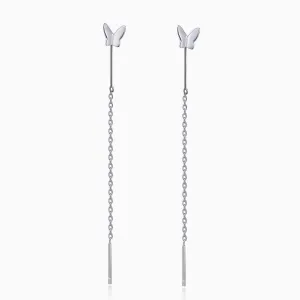 Butterfly Threader Earrings