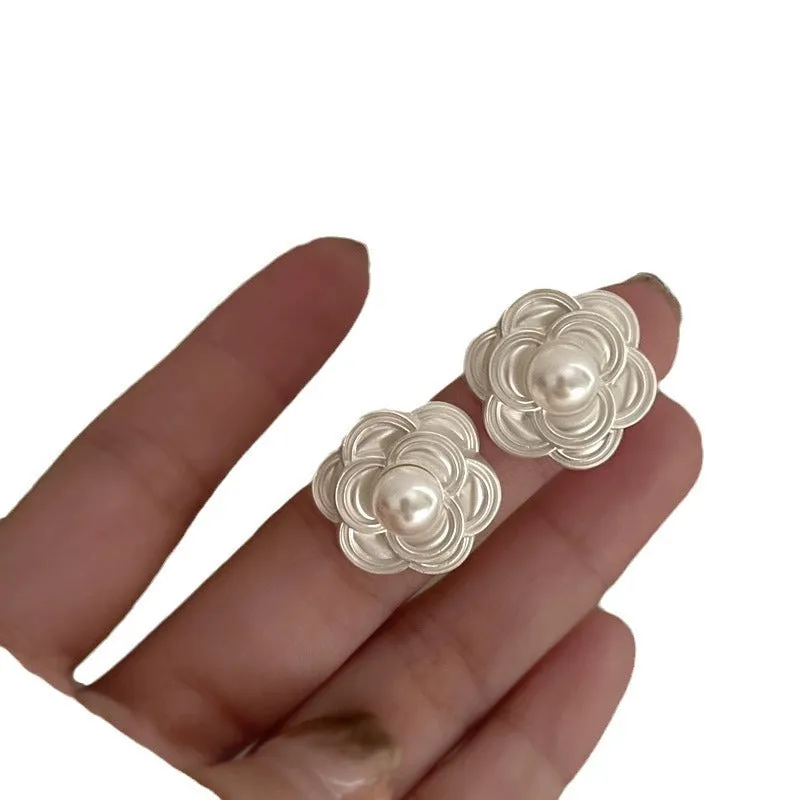 Camellia  French Delicate Earrings