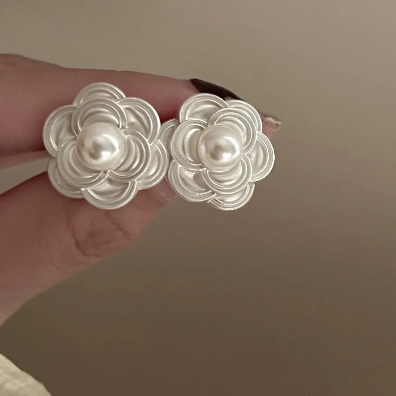 Camellia  French Delicate Earrings