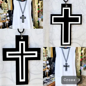 Cross Layers on Chain Necklace Reversible