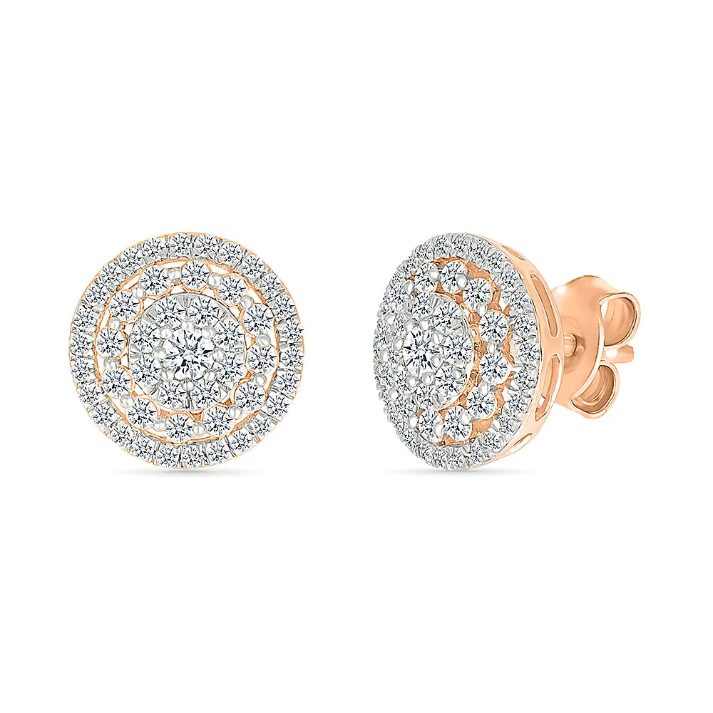 Delicate Diamond Gold & Diamond Studs