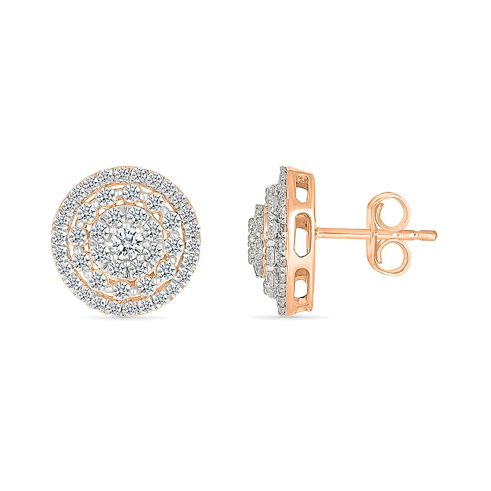 Delicate Diamond Gold & Diamond Studs