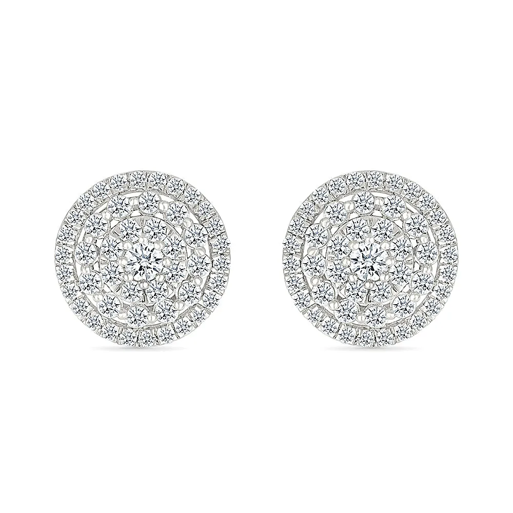 Delicate Diamond Gold & Diamond Studs