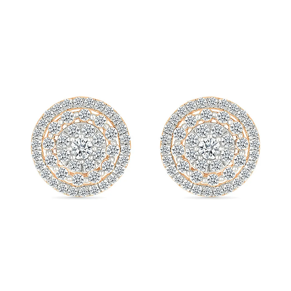 Delicate Diamond Gold & Diamond Studs
