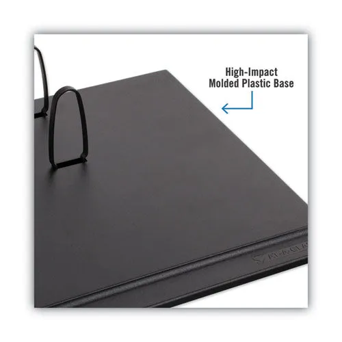 Desk Calendar Base for Loose-Leaf Refill, 3.5 x 6, Black<br>