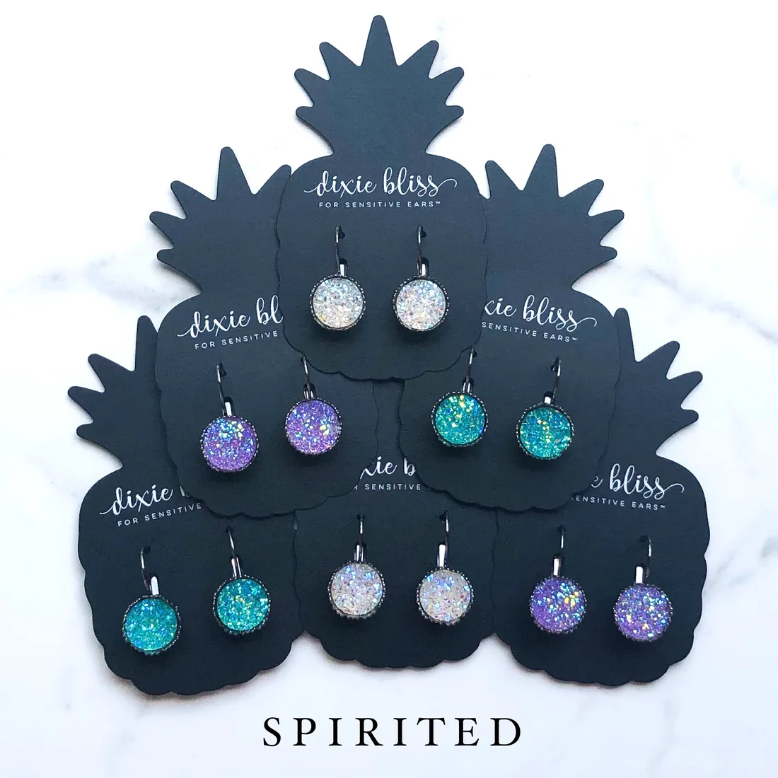 Dixie Bliss Earrings: Spirited Lever Backs