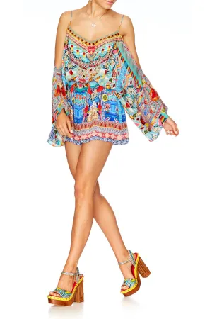 DROP SHOULDER PLAYSUIT CLOSE TO MY HEART