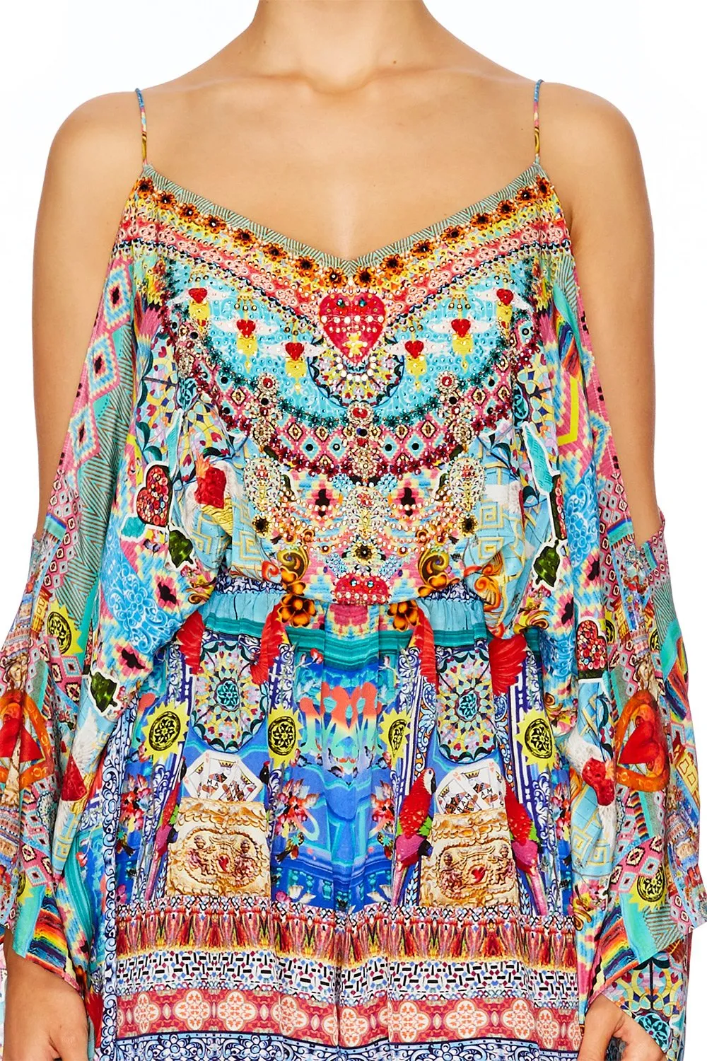 DROP SHOULDER PLAYSUIT CLOSE TO MY HEART