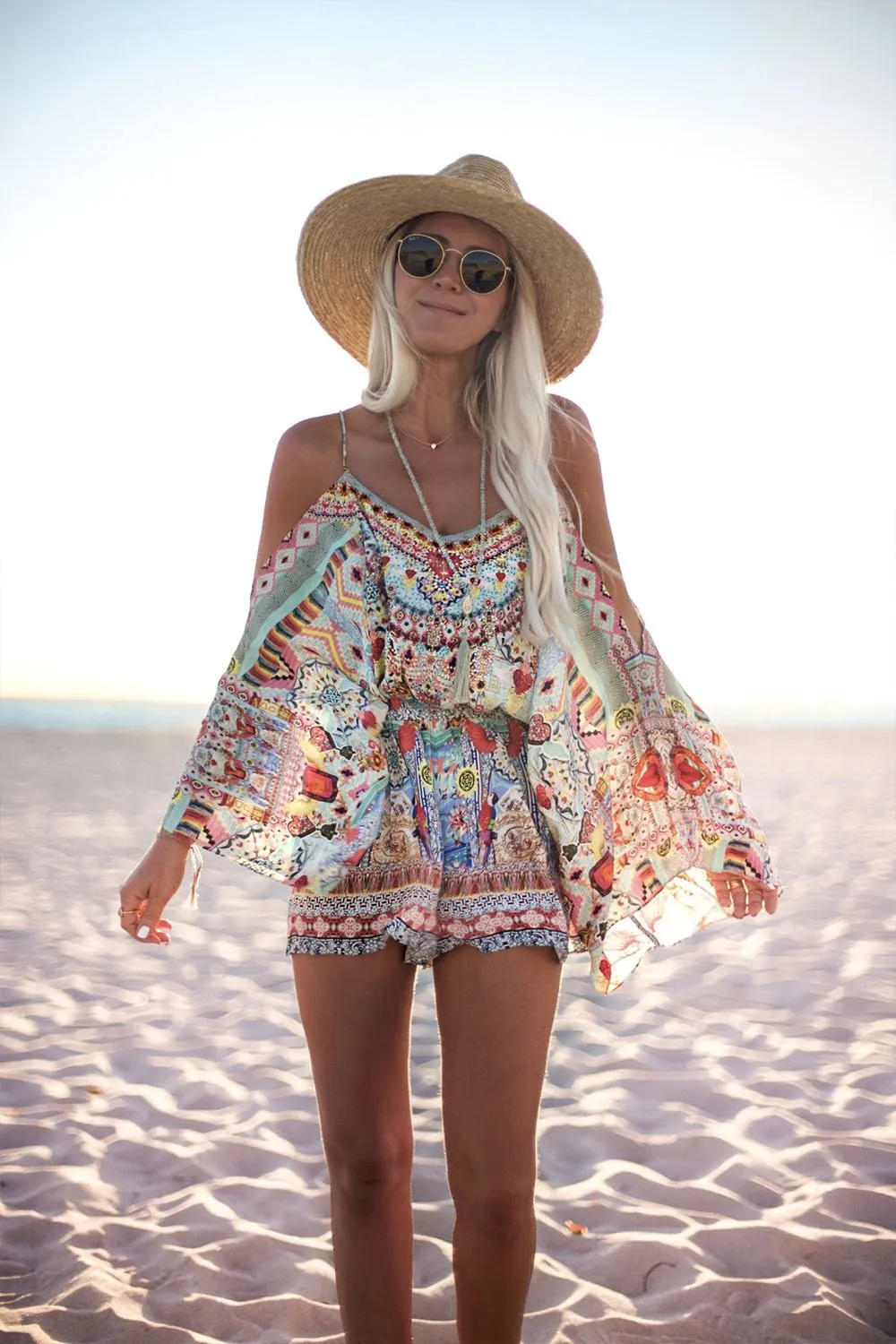 DROP SHOULDER PLAYSUIT CLOSE TO MY HEART