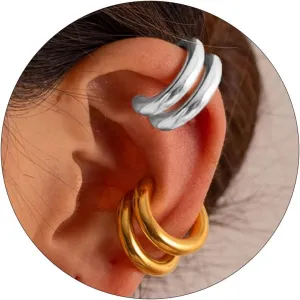 Ear Cuffs Non Piercing for Women Trendy Crystal Gold Ear Cuff Clip on Earrings Fake Earrings Dainty Jewelry