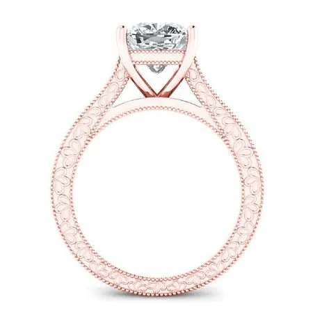 Edelweiss - Cushion Moissanite Engagement Ring