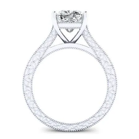 Edelweiss - Cushion Moissanite Engagement Ring