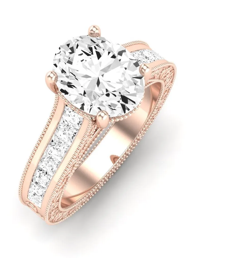 Edelweiss - GIA Natural Oval Diamond Engagement Ring