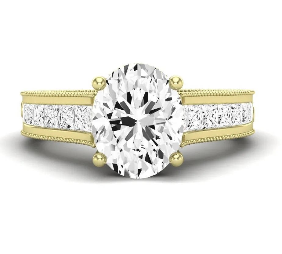 Edelweiss - GIA Natural Oval Diamond Engagement Ring