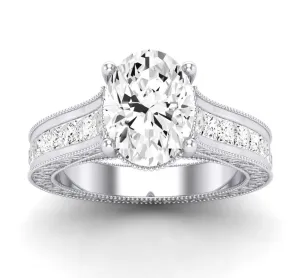 Edelweiss - GIA Natural Oval Diamond Engagement Ring