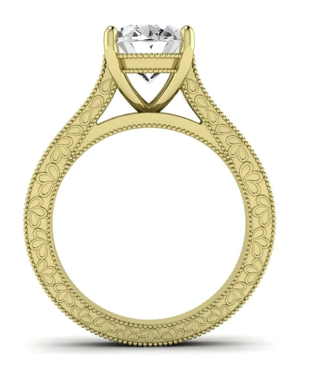 Edelweiss - GIA Natural Oval Diamond Engagement Ring