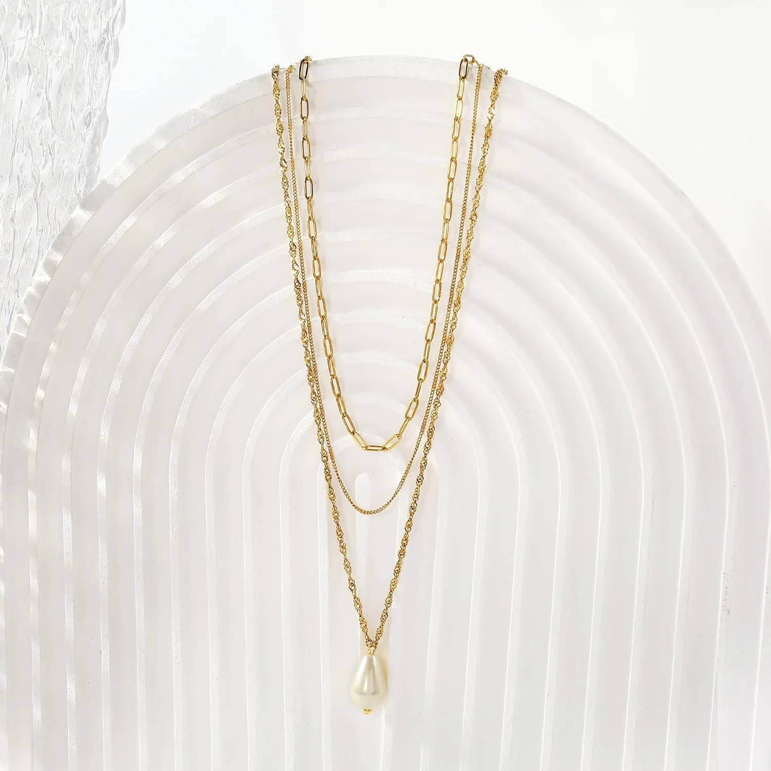 Elegance 11 designs Gold Heart Pendant Necklaces for Women,Dainty Layered Choker Waterproof Necklaces Stack Set for Women Trendy Gold Cute Necklaces Jewelry Gift