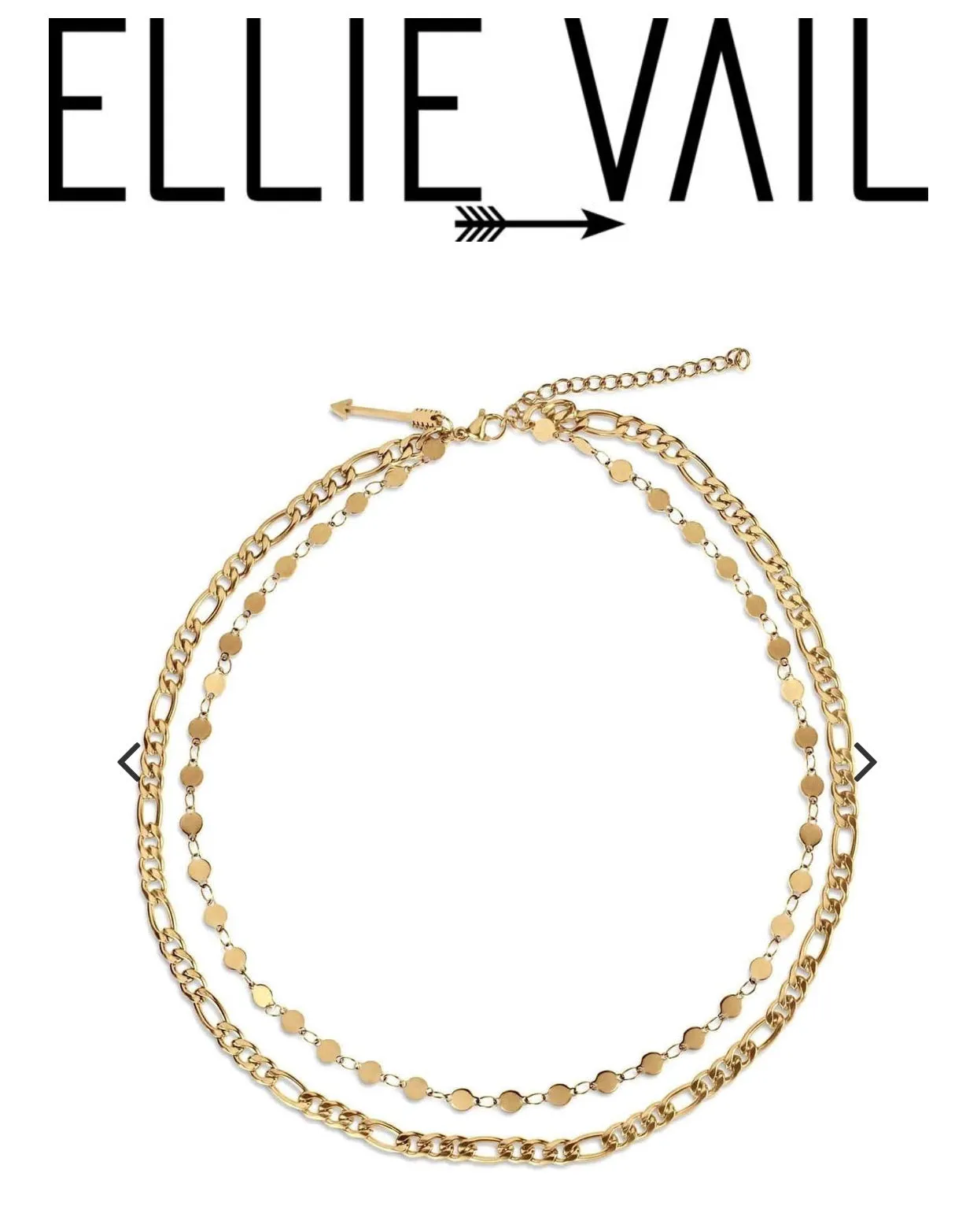 ELLIE VAIL - JAYCE DOUBLE CHAIN NECKLACE