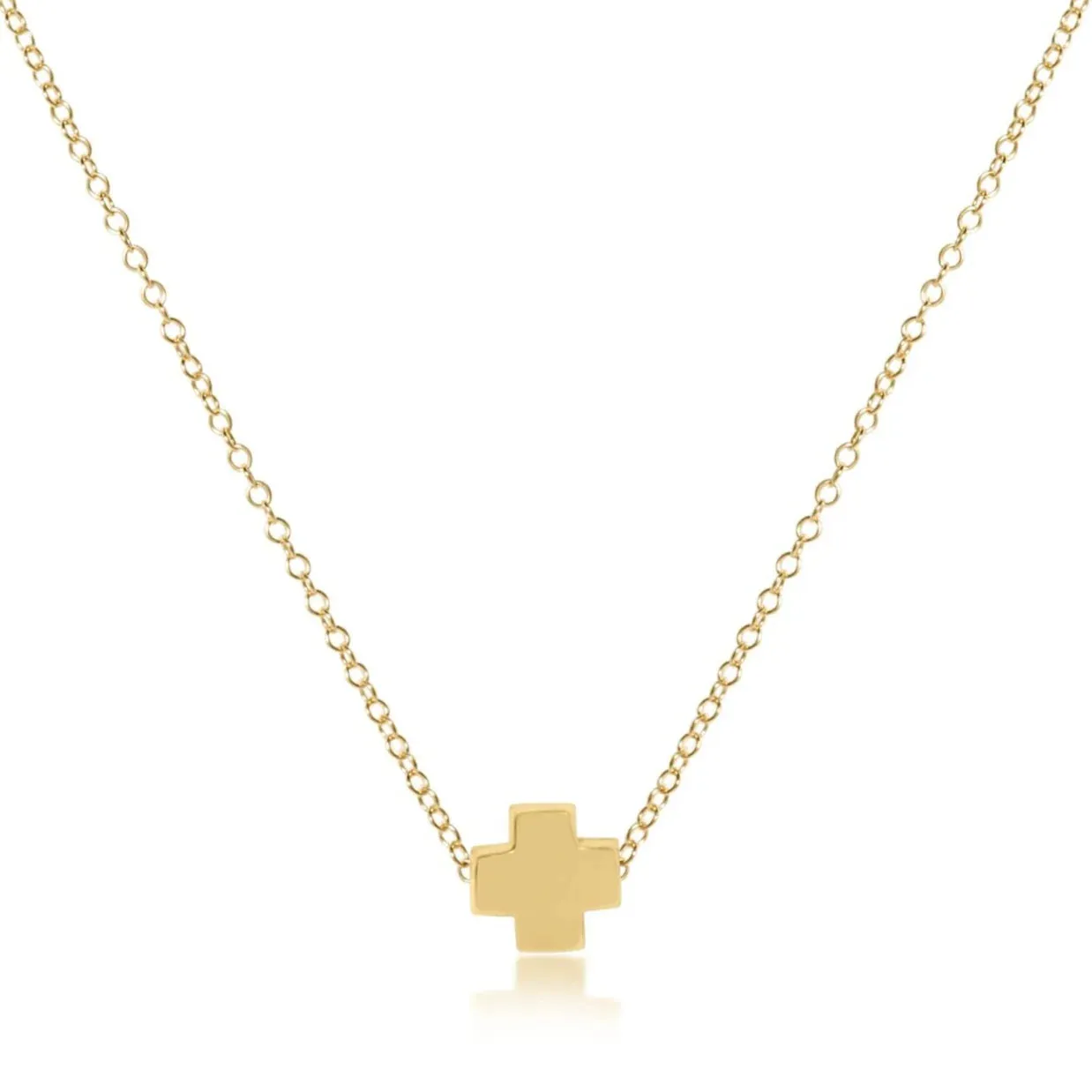 enewton 16" Necklace Gold - Signature Cross