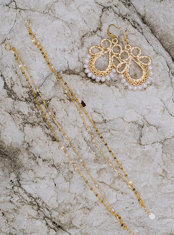 Esther Pearl Drop Earrings