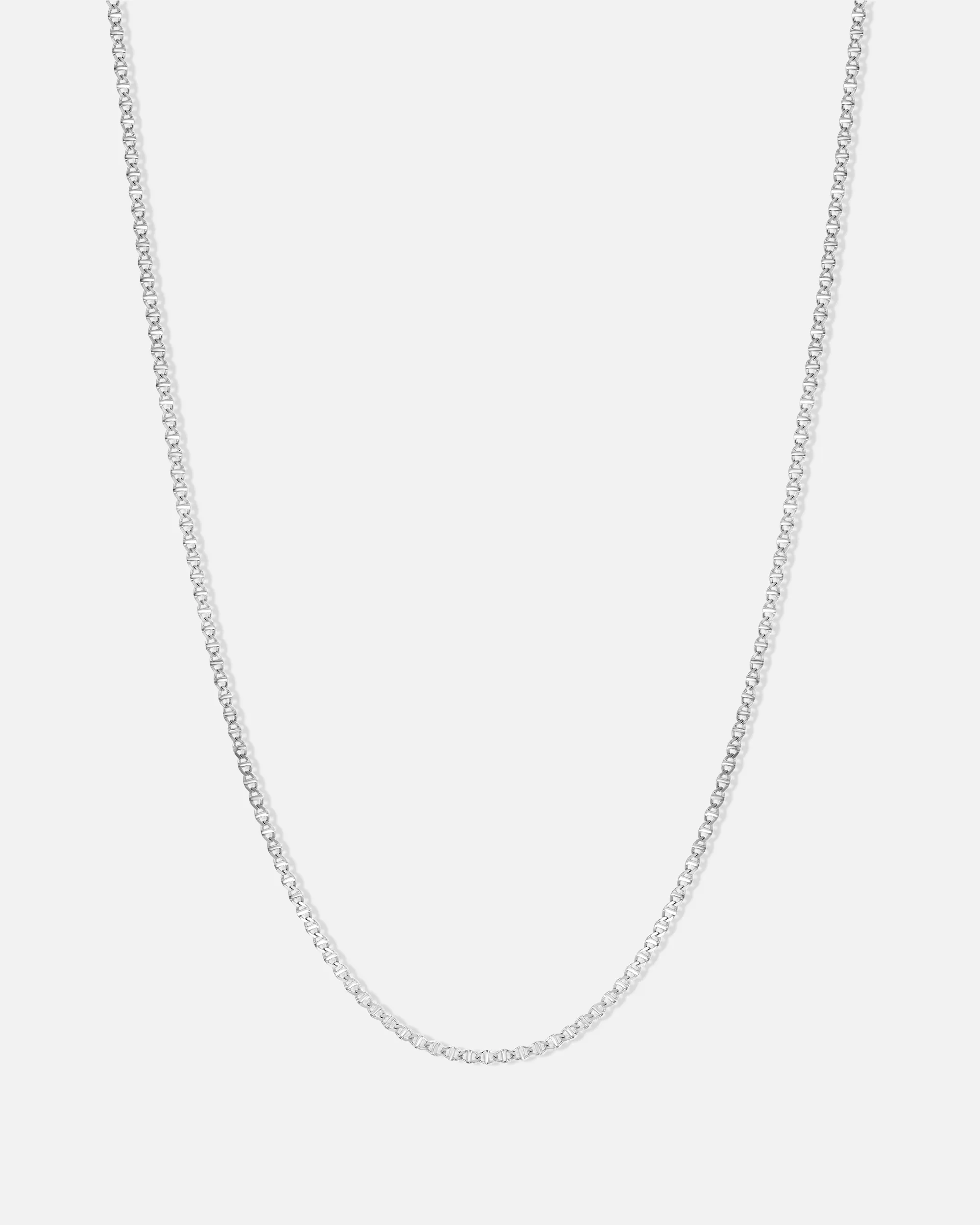 Flat Cut Mariner Chain Necklace