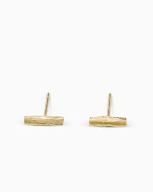 Folded Studs | Gold