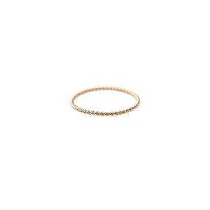 Gold Filled Dainty Twist Stacker Ring