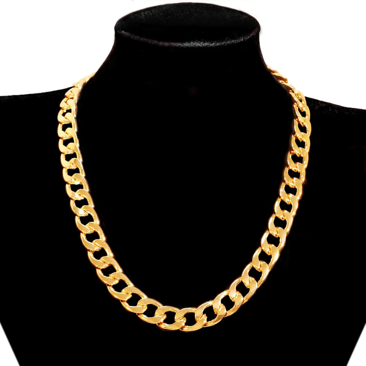 Gold Necklace for Women 14K Dainty Chunky Gold Chain Necklace Coffee Bean Chain Necklaces Trendy Fashion Jewelry