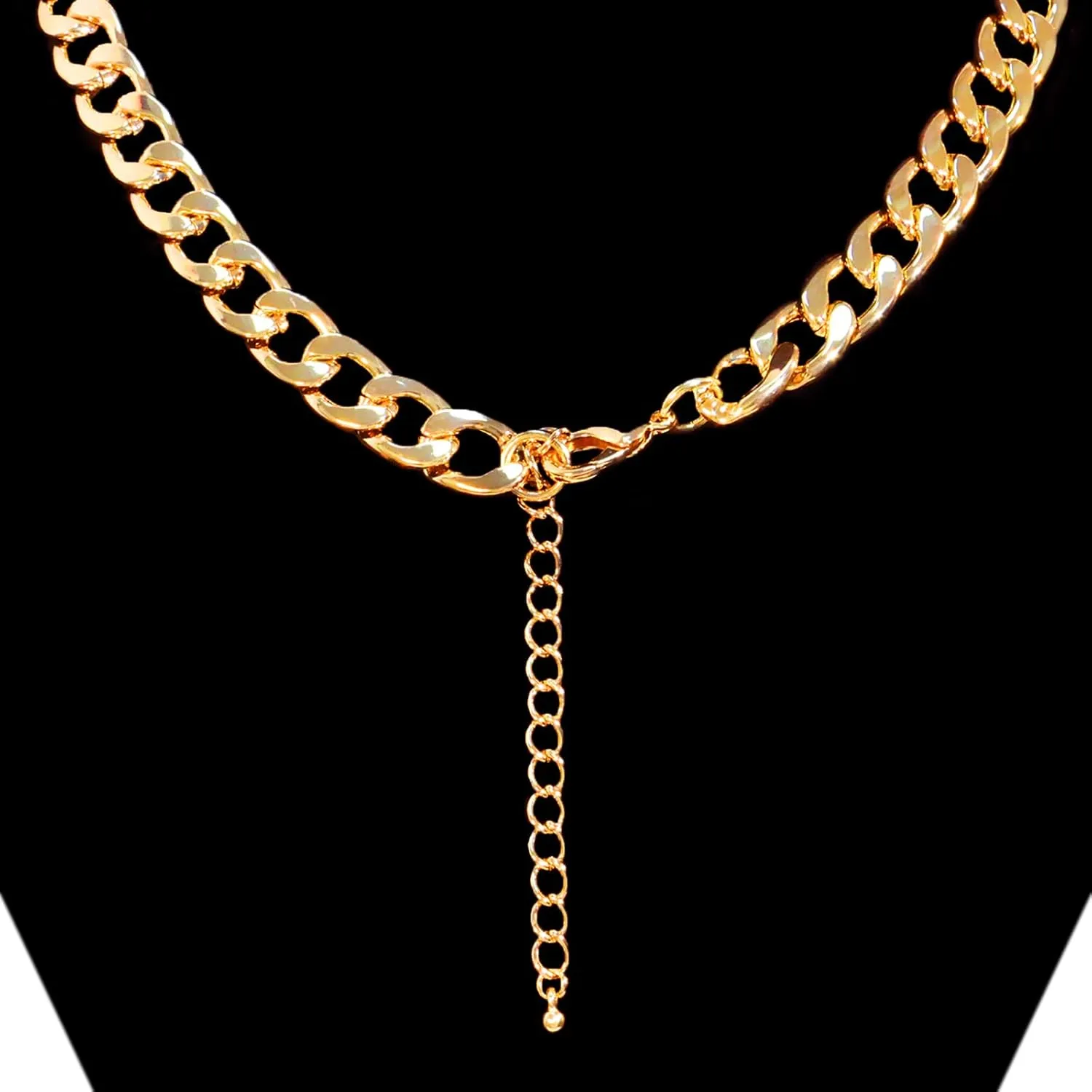 Gold Necklace for Women 14K Dainty Chunky Gold Chain Necklace Coffee Bean Chain Necklaces Trendy Fashion Jewelry