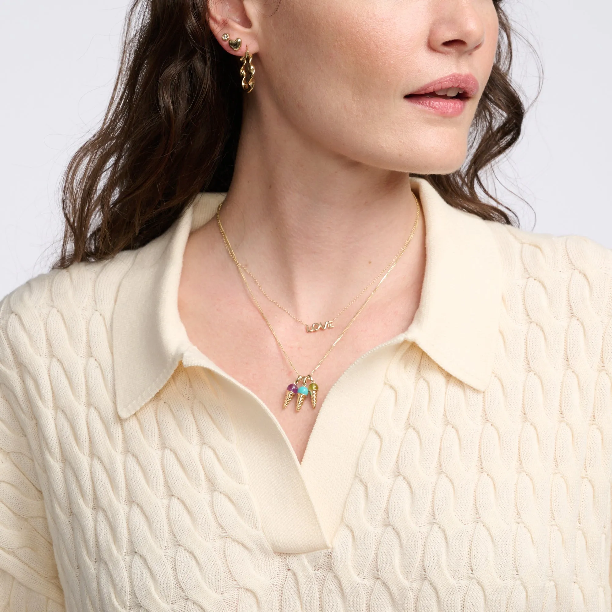 Heart Helium Studs