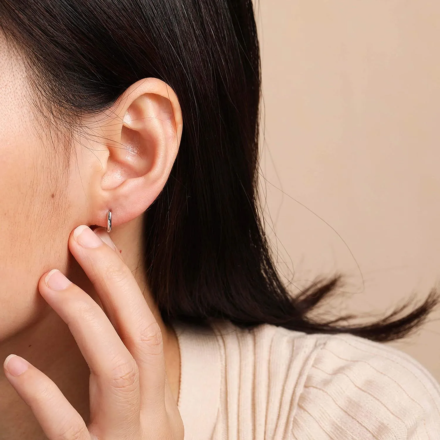 Huggie Hoop Earrings