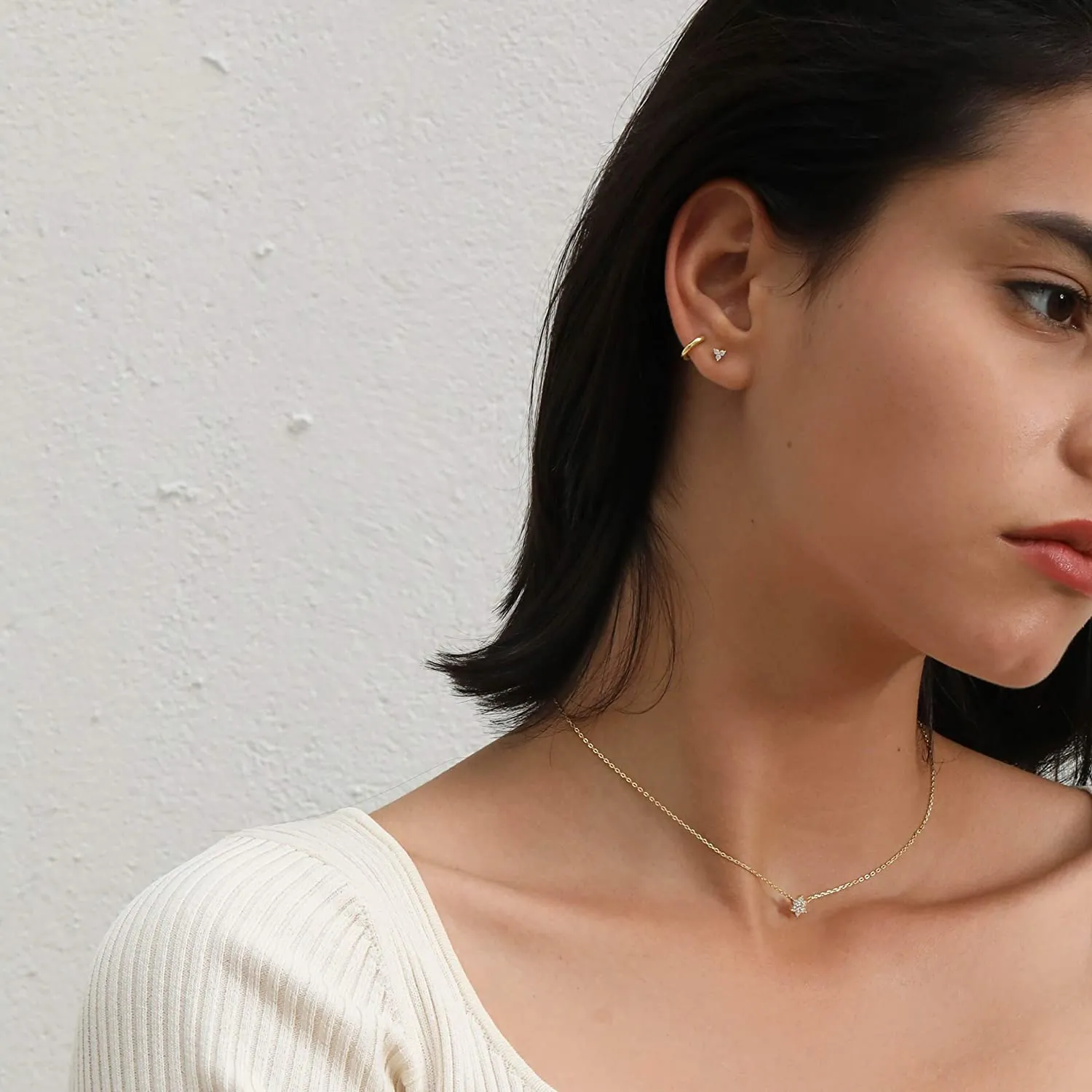 Huggie Hoop Earrings